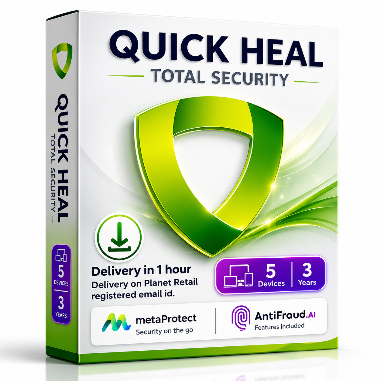 Quick Heal Total Security Antivirus Multi Device ( Three Year Five User ) Quick Heal Total Security Antivirus Multi Device ( Three Year Five User )